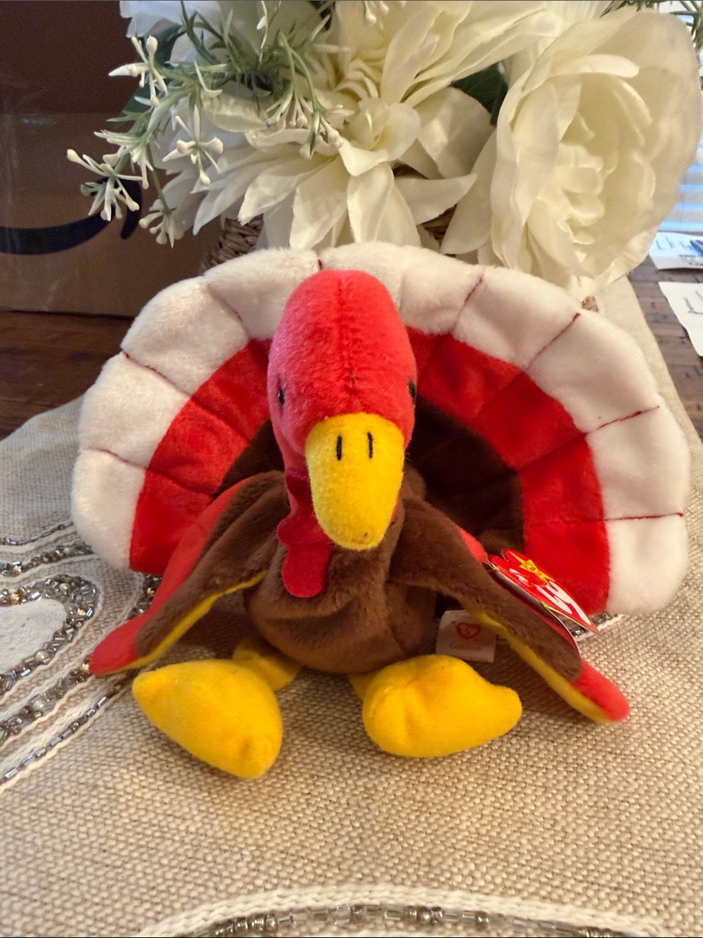 TY CollectibleTurkey -Gobbles born Nov 27, 1996